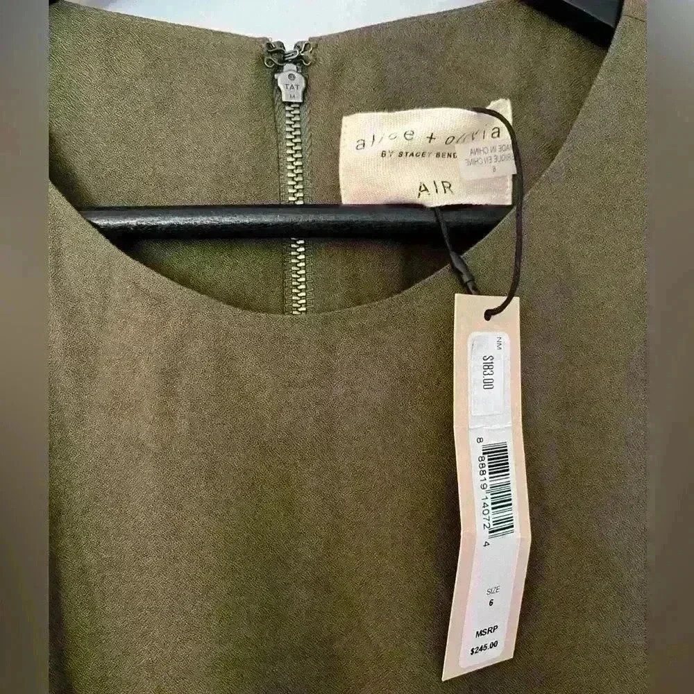 Alice + Olivia Green Romper Size 6 - Picture 9 of 9